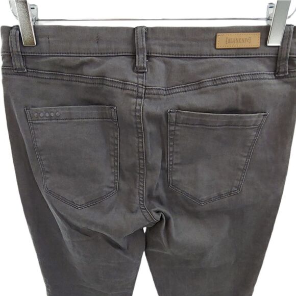 Blank NYC zipper ankle gray-green pants size 28 - Picture 4 of 9
